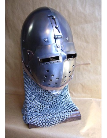 Klappvisor Bascinet - Medieval helmet