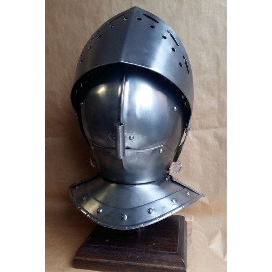 Basinet helmet, great head armour