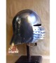 Bellows sallet helmet