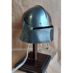 Gothic sallet helmet with visor