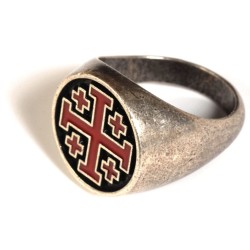 Ring Jerusalem Cross