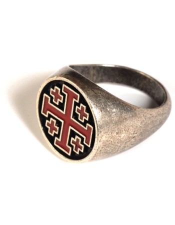 Ring Jerusalem Cross