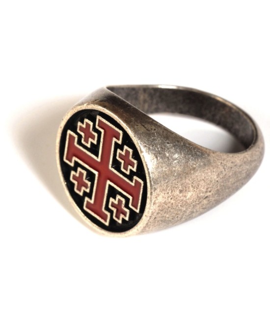 Ring Jerusalem Cross