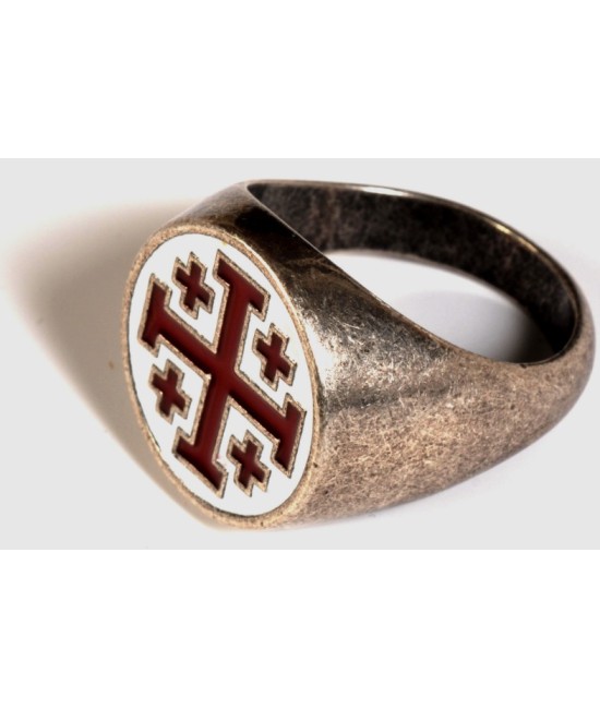 Jerusalem cross ring