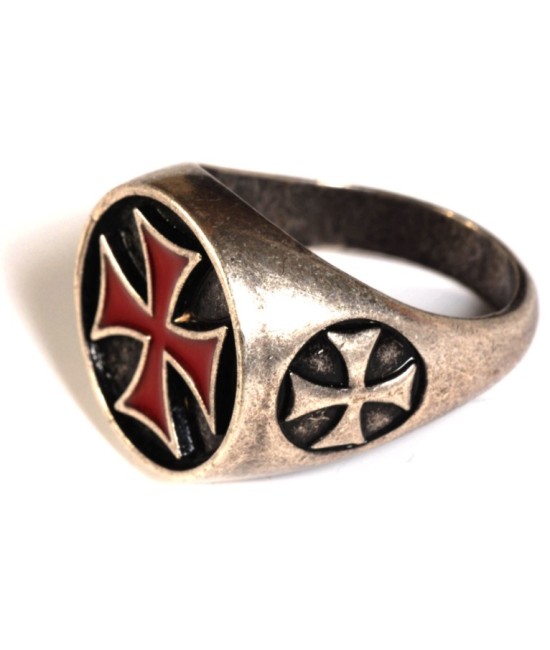 Templar Enameled Ring