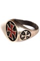 Templar Enameled Ring