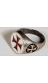 Templar Ring Enameled