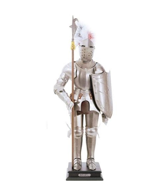 Desk suit-of-armour (light finish) -  Miniature Armor 