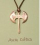 Celtic Ax - silver pendant