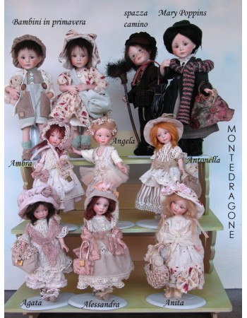 Dolls: Anita, Angela, Antonella, Alessandra, Agata, Ambra