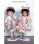 Porcelain Dolls - Baby in Spring - Dimensions: 29 cm.