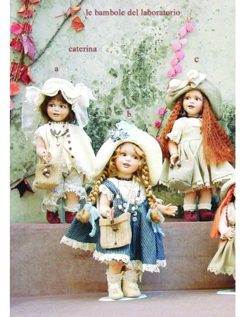 Porcelain Doll - Catherine (A) - Collectible Porcelain Doll, Height 15.7 in
