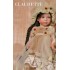 Porcelain Doll - Claudette - Collectible Porcelain Doll - Height: 15.4 in