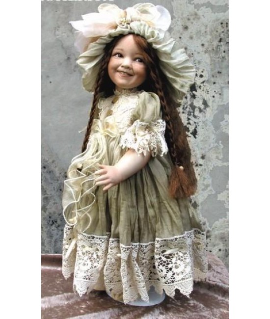 Margaret Doll, Collectible Porcelain Doll - Height: 16.9 in