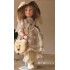 Rebecca Porcelain Doll, Collectible Porcelain Doll - Height: 15 in