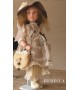 Rebecca Porcelain Doll, Collectible Porcelain Doll - Height: 15 in