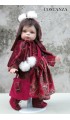 Porcelain Doll Costanza - Height: 14 in
