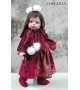 Porcelain Doll Costanza - Height: 14 in