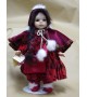 Porcelain Doll Costanza - Height: 14 in