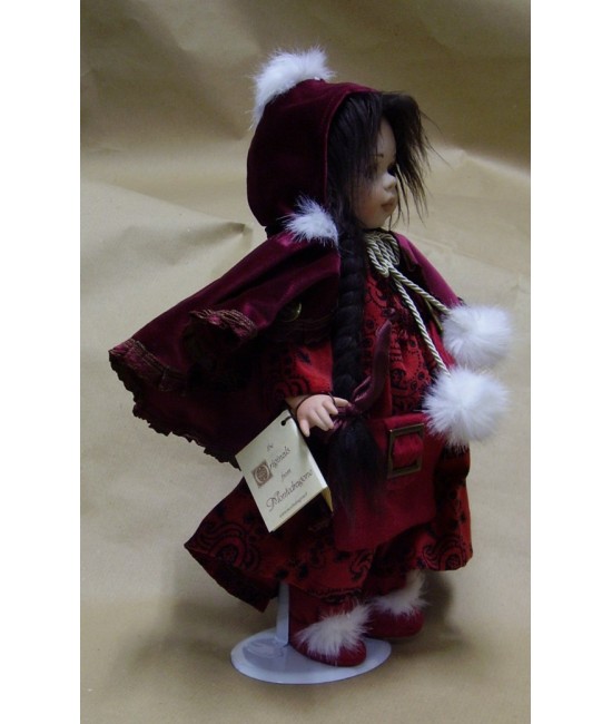 Porcelain Doll Costanza - Height: 14 in
