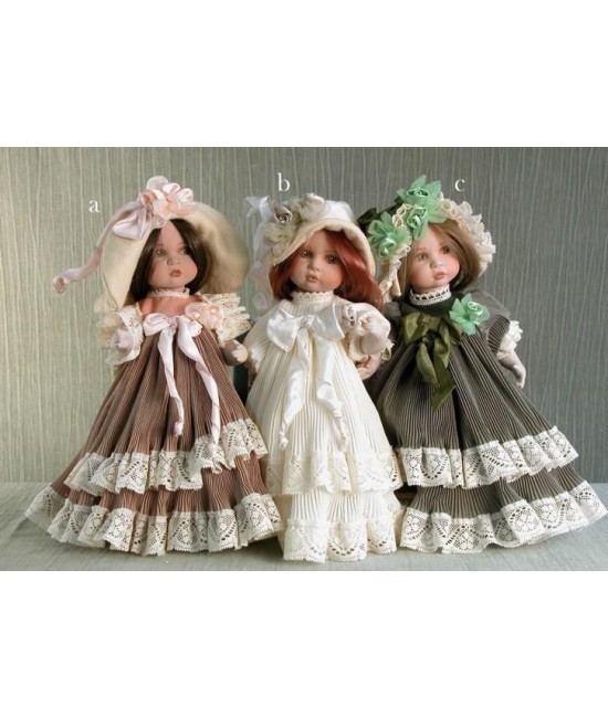 Porcelain Doll Mariella - Height 25 cm