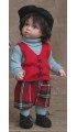 Porcelain Doll Michelino - Size 10.6 in