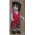 Porcelain Doll Michelino - Size 10.6 in