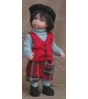 Porcelain Doll Michelino - Size 10.6 in