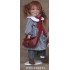 Schoolgirl Doll - Collectible Porcelain Doll - Height: 13.8 in