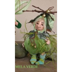 Elf doll: Green Apple