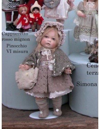 Simona Porcelain Dolls, Collectible Dolls, Height 36 cm