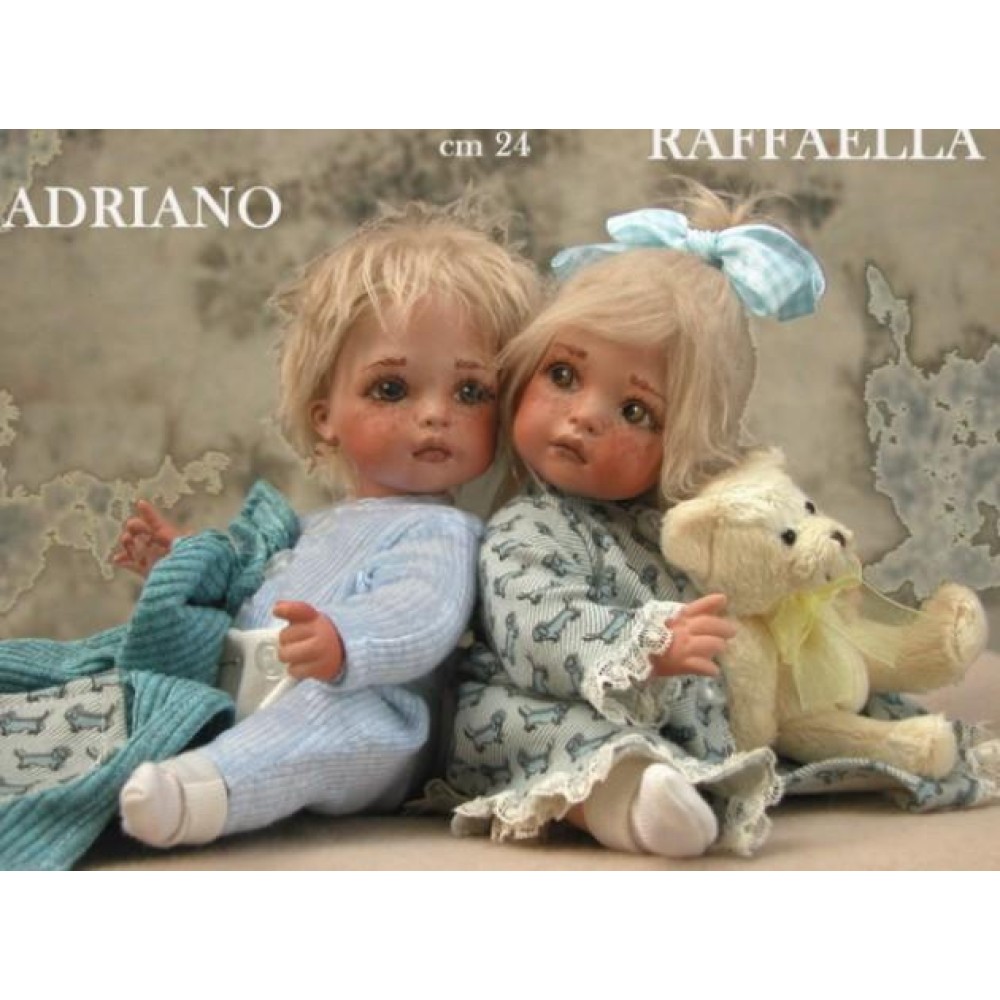 Bambola Adriano e Raffaella - Vendita Bambole in porcellana