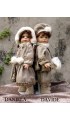 Dolls: David and Daniel - Height 35 cm