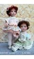 Porcelan Dolls: Esther and Laura (Dancer) Collectible Porcelain Doll - Esther: 11.8 in; Laura: 11 in