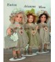Porcelain Dolls: Arianna, Enrica, Mira - size: 34 cm