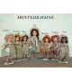 Porcelain Dolls: Arianna, Enrica, Mira - size: 34 cm