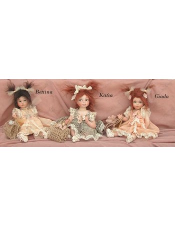 Porcelain Dolls: Bettina Katia Jade, Size: 24 cm
