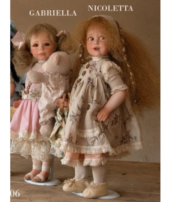 Porcelain Dolls Gabriella and Nicoletta Porcelain Dolls