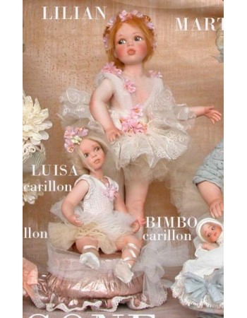 Porcelain Dolls: Lilian - Porcelain Bisque Doll, Size: 30 cm