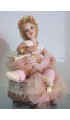 Doll: Luisa ballet dancer with music box - Height: 20 - 10 cm