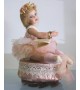 Doll: Luisa ballet dancer with music box - Height: 20 - 10 cm