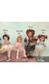 Porcelain Dolls: Martha Rosella Esther Dancers, Size: 33 -38 cm