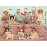 Porcelain Dolls Pippi Nene Loretta Beatrice Lina size 24 cm