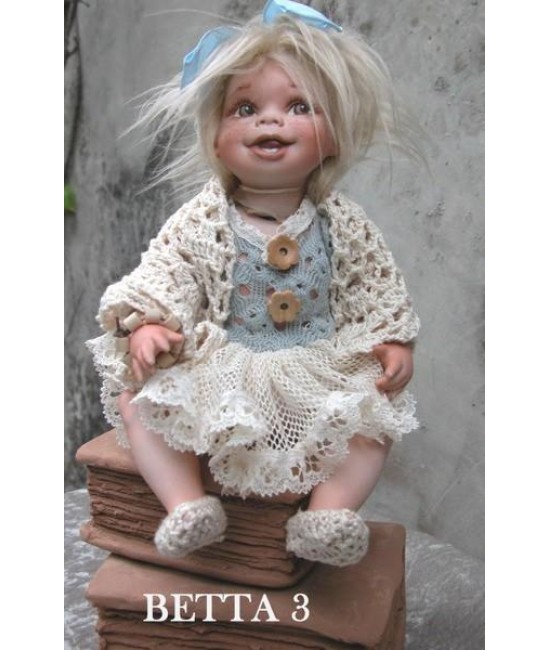 Porcelain Doll - Betta 3 - Height 26 cm