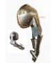 Medieval Full Arm Armor, Pauldron & Gauntlet 