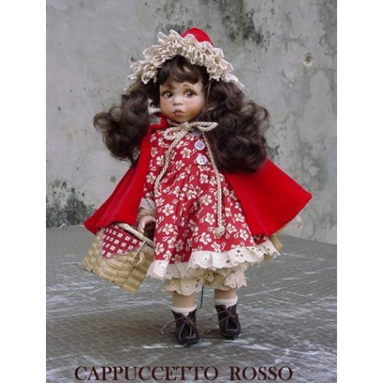 porcelain red riding hood doll