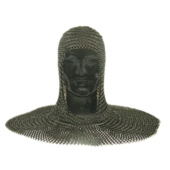 Chainmail Coif Burnished