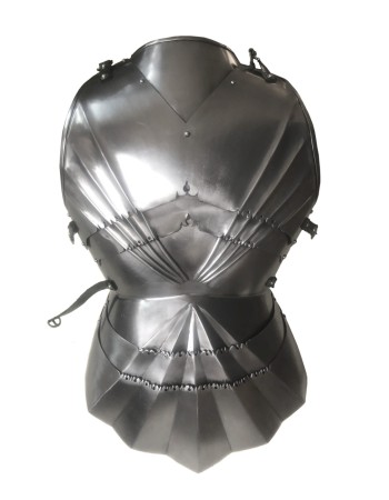 Gothic Cuirass, Torso Plate Armour with Tassets, 1.2 mm Steel