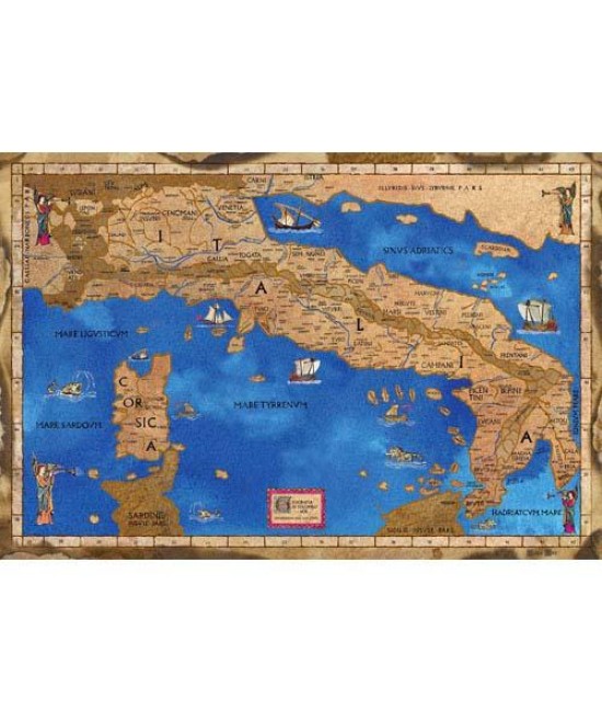 Medieval Map of Italy