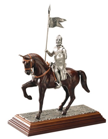 Templar Knight on horseback - (available)